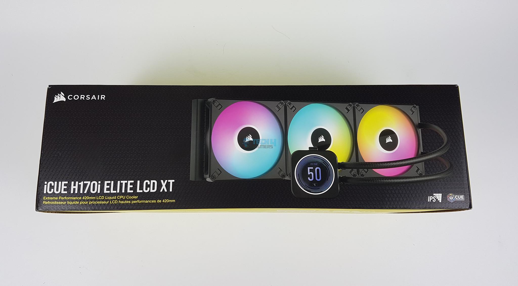 CORSAIR iCUE H170i Elite LCD XT — Packing Box 1 Copy