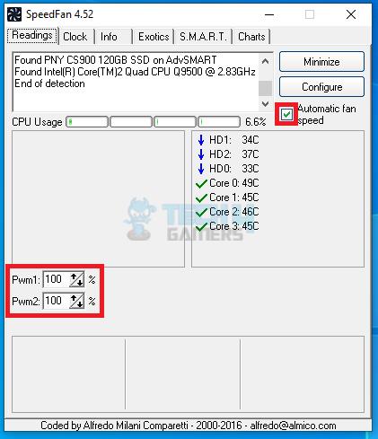 You can go back and change the PWM directly by adjusting the values.