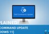 Dell command update in Windows 11