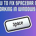 How To Fix Spacebar Not Working In Windows 11? How To FIX SPACEBAR NOT WORKING IN WINDOWS 11