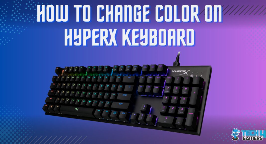 How to CHANGE COLOR ON HYPERX KEYBOARD