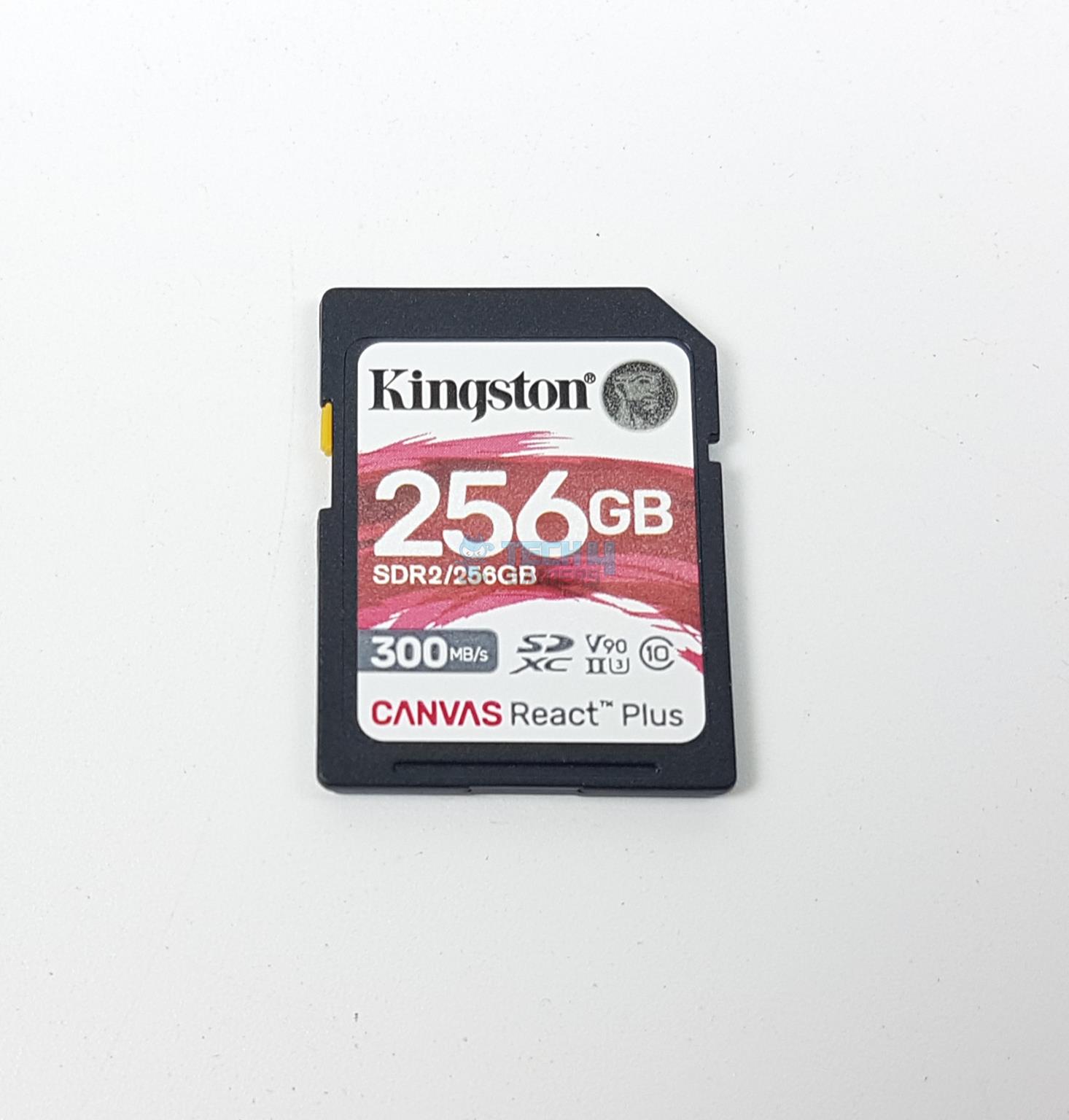 Kingston Workflow SD Reader — Kingston Canvas React Plus SD Card Top