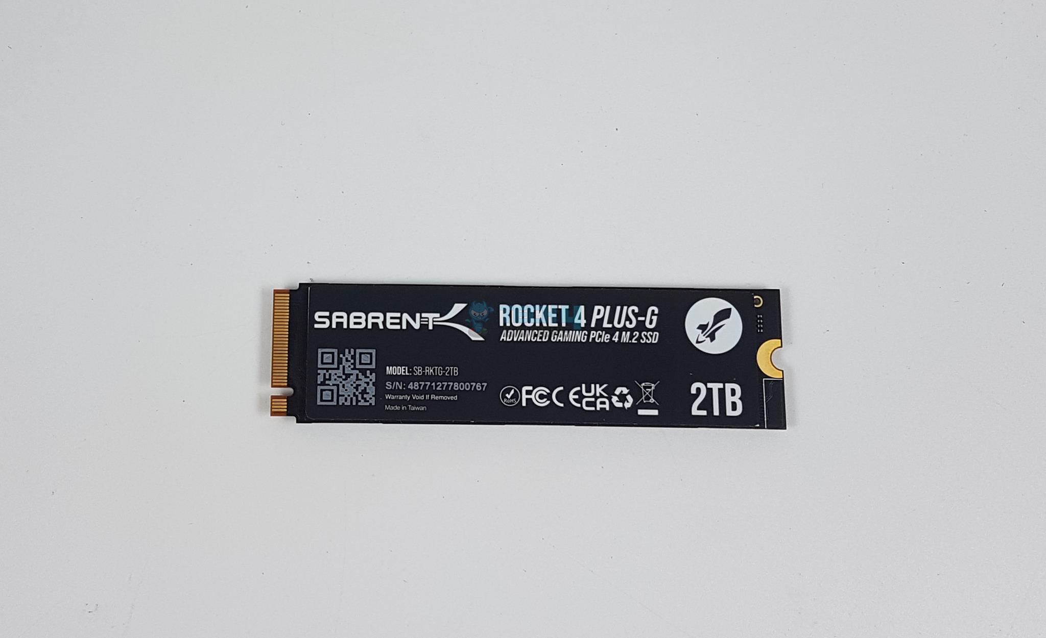 Sabrent Rocket 4 Plus G 2TB NVMe SSD — Back