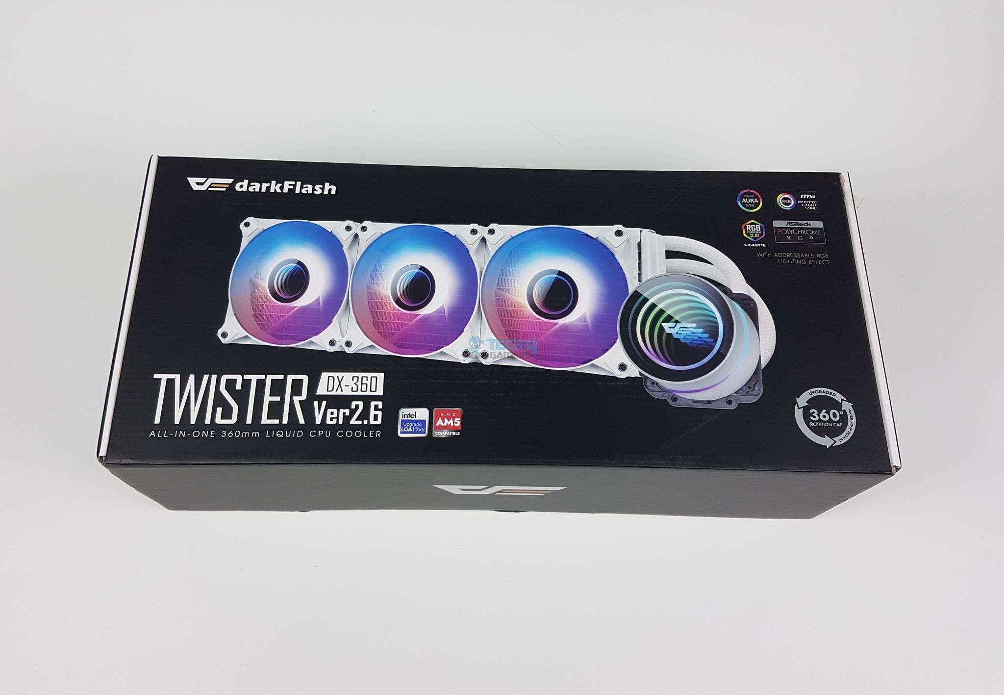 darkFlash Twister DX360 White Liquid Cooler — Packing Box 1