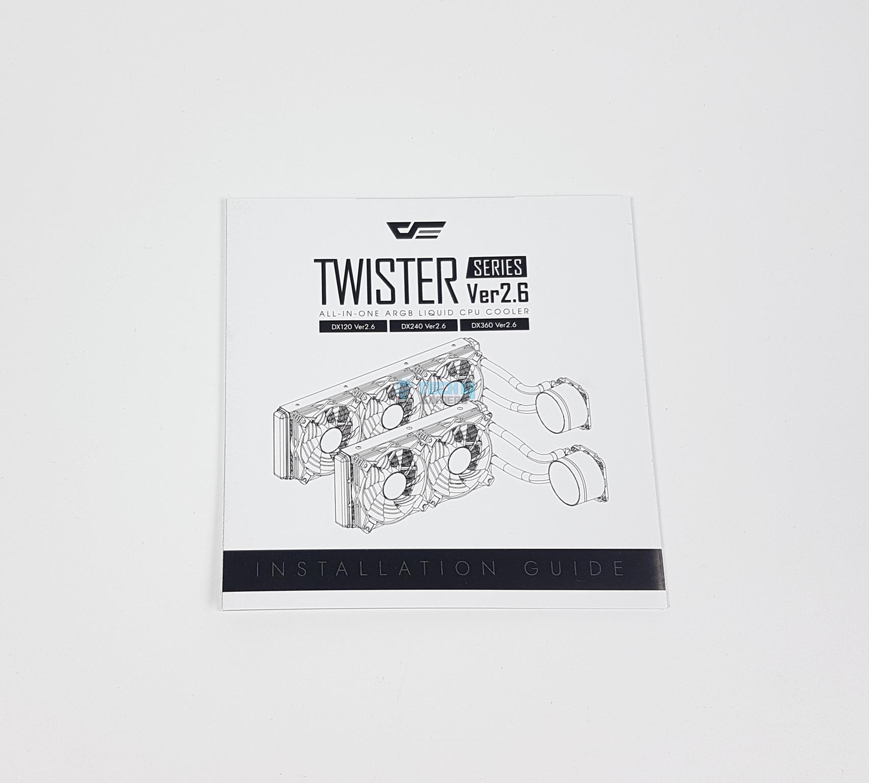 darkFlash Twister DX360 White Liquid Cooler — User Guide