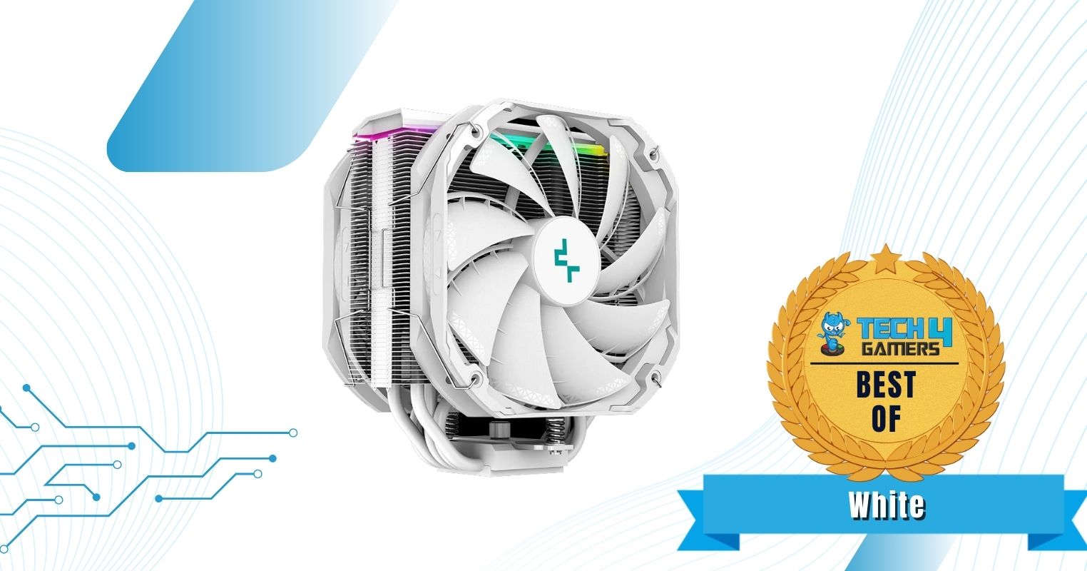 Best White CPU Cooler For i5-13600K - DeepCool AS500 Plus White