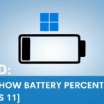 How To Show Battery Percentage In Windows 11? Solved: How to show battery percentage ?[Windows 11[