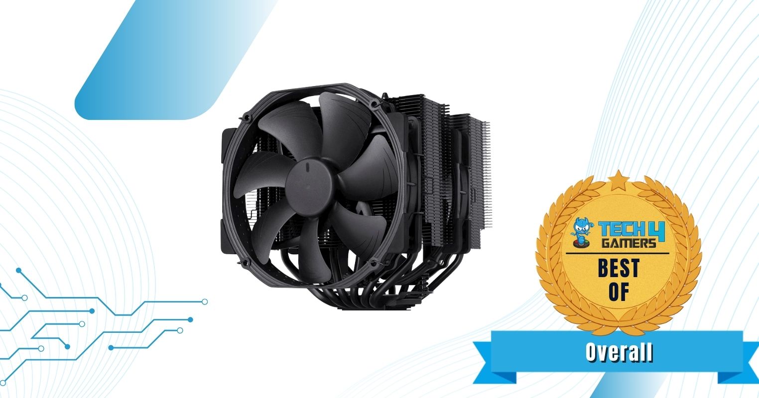 Best Overall CPU Cooler For Ryzen 7 5800X - Noctua NH-D15 Chromax.Black