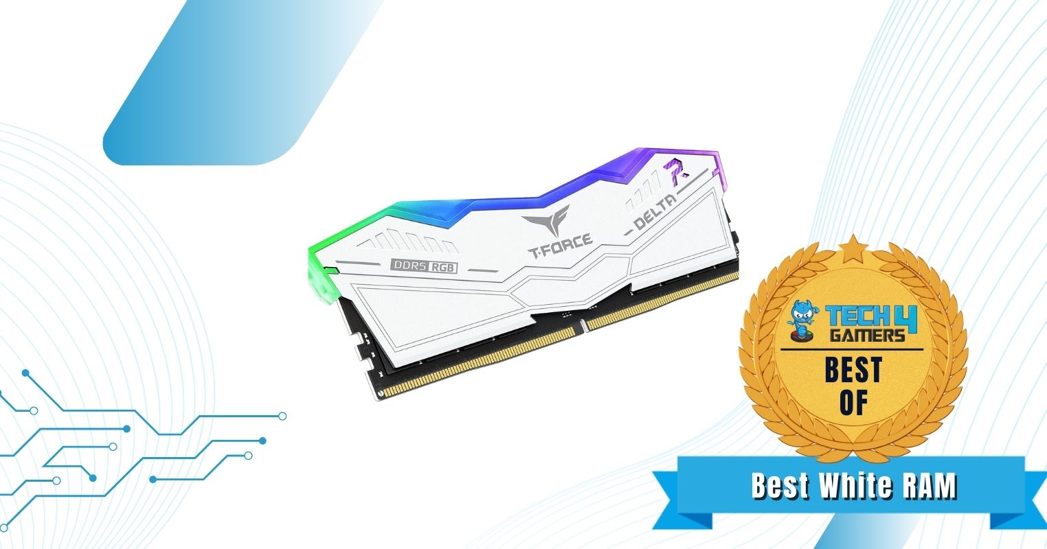 T-Force Delta RGB DDR5 32GB (2x16GB) 6000MHz CL30 - Best White RAM For i9-14900K