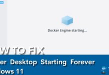 Docker Desktop Starting Forever Windows 11