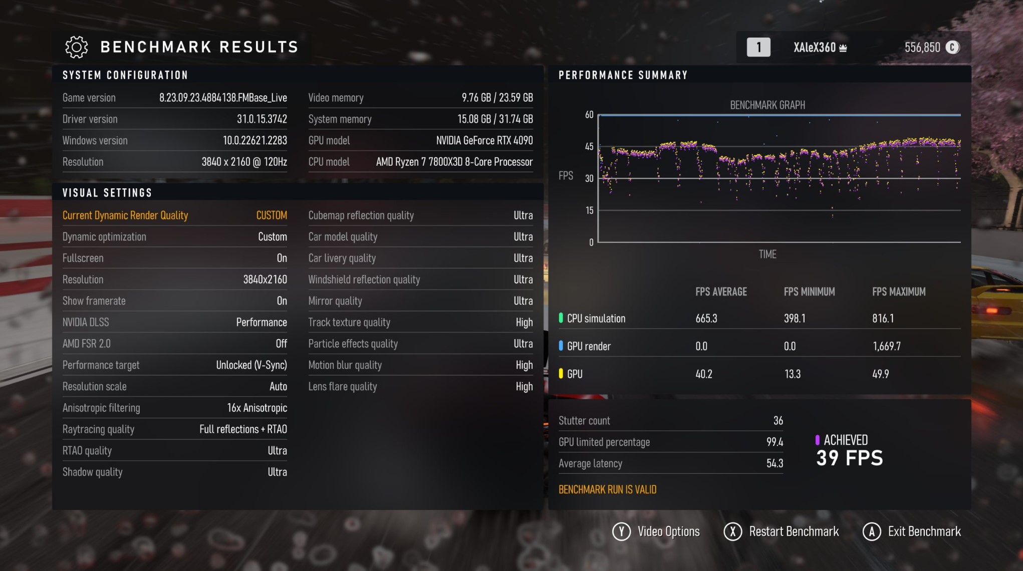 Forza Motorsport Disappointing PC Performance