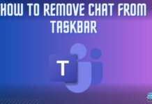 How TO REMOVE CHAT FROM TASKBAR