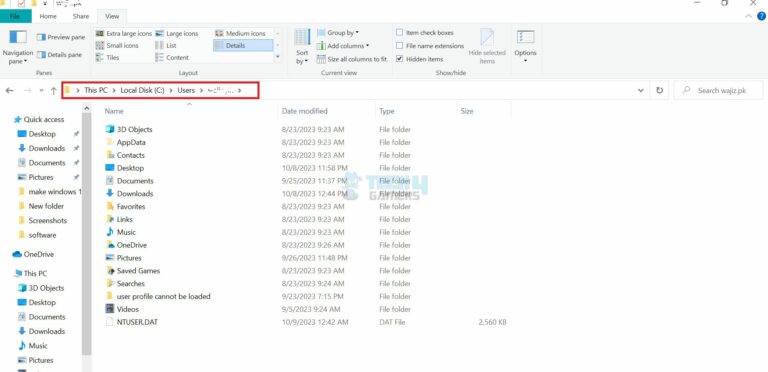 User File Windows 11 How We Fixed User Profile Cannot Be Loaded In Windows 11 - Tech4Gamers