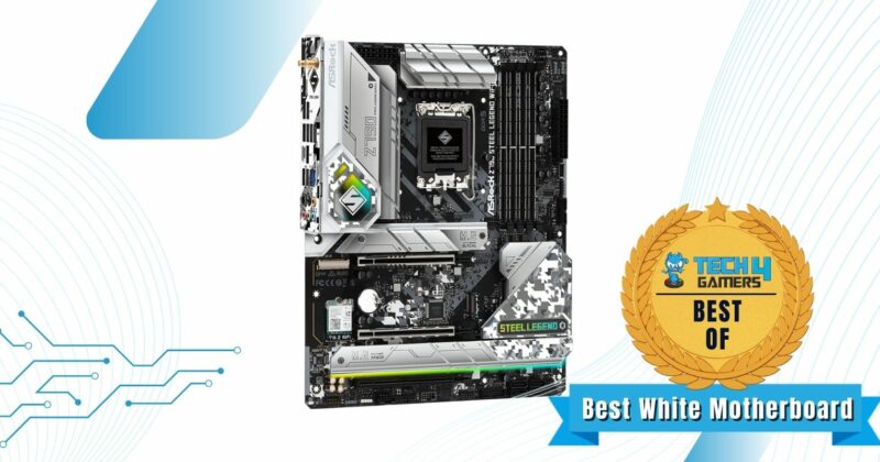 ASRock Z790 Steel Legend WiFi - Best White Motherboard For i7-14700K