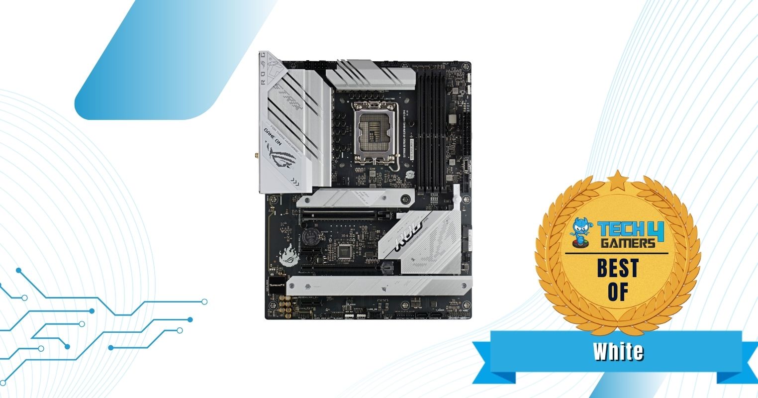 Best White Motherboard For i5-14600KF - ASUS ROG Strix B760-A Gaming WiFi