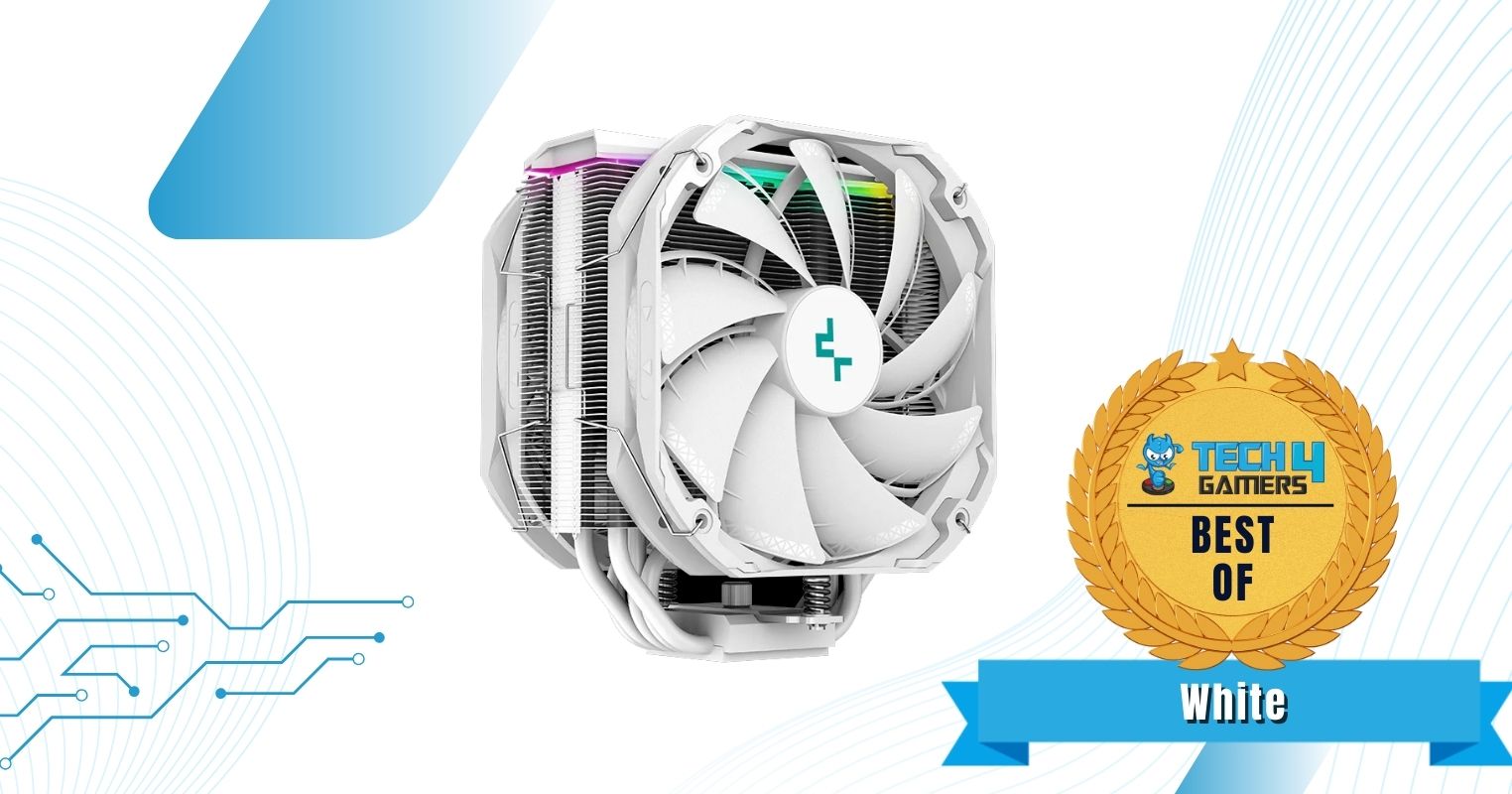 Best White CPU Cooler For i7-13700K - DeepCool AS500 Plus White