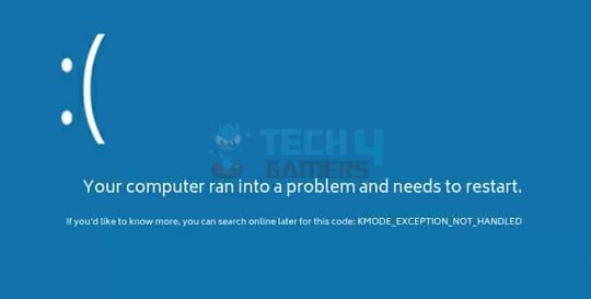 How To Fix KMODE_EXCEPTION_NOT_HANDLED