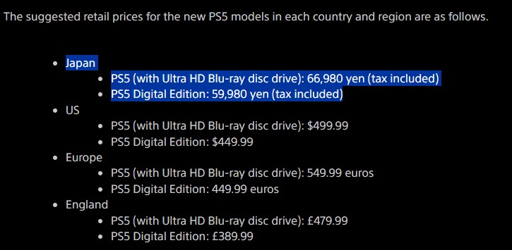 Sony hikes price of PS5 in Europe, Japan, and more - The Verge