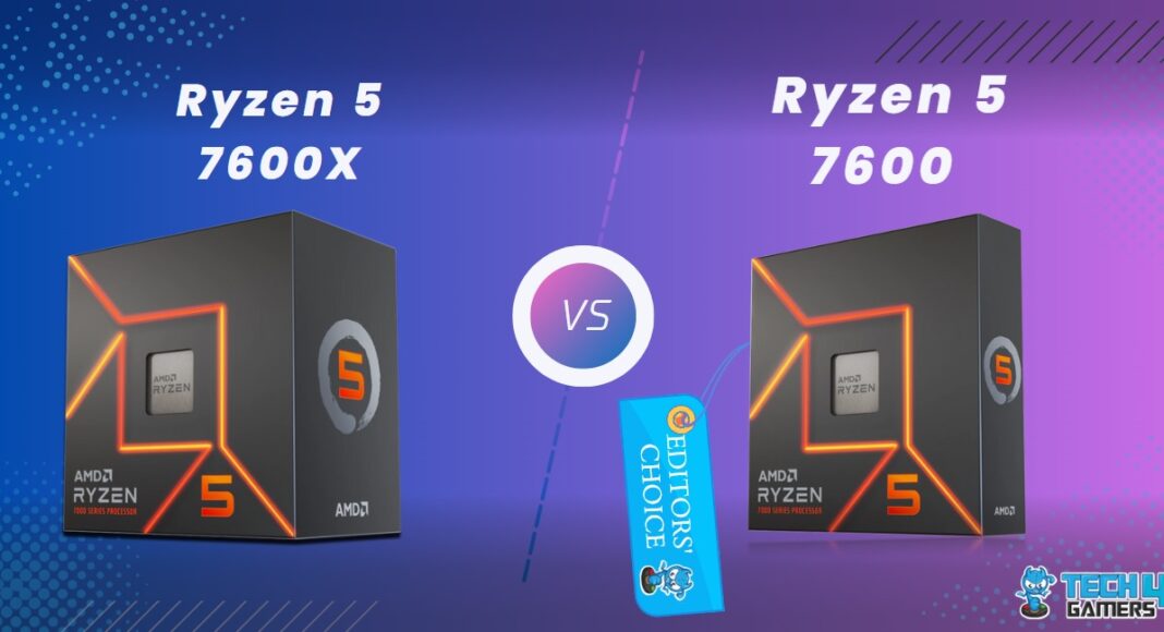 7600 vs 7600X