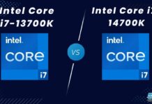 Core i7-13700K Vs Core i7-14700K