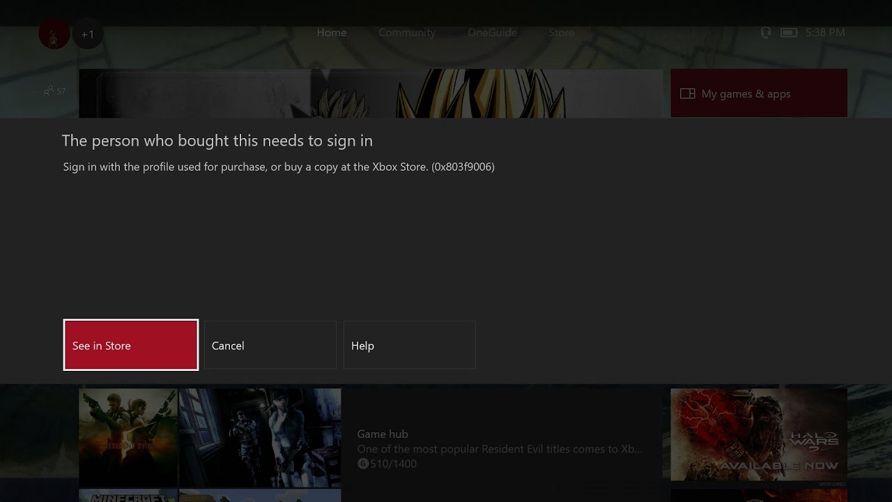 Task. Sign Xbox How I Resolved the 'Xbox: The Person Who Bought This Needs to Sign In ...