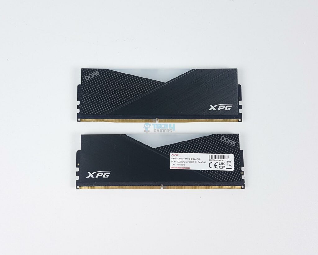 XPG Lancer RGB 32GB 7200MT/s DDR5 — Side View 1024x82