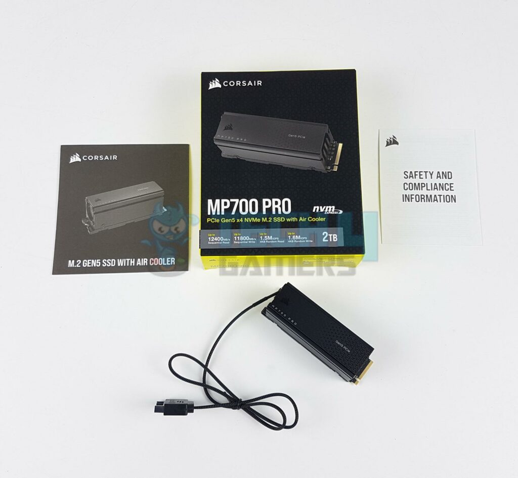 CORSAIR MP700 PRO 2TB Gen5 NVMe SSD — Packing Box 1024x94
