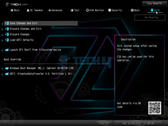 ASRock Z790 Taichi Lite - BIOS
