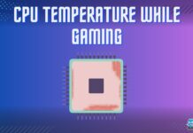 CPU TEMP WHILE GAMING