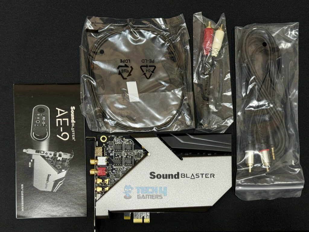 Creative Sound Blaster AE-9 - Box Contents (Image By Tech4Gamers)