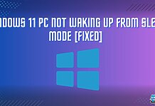 Windows 11 PC not waking up from sleep mode