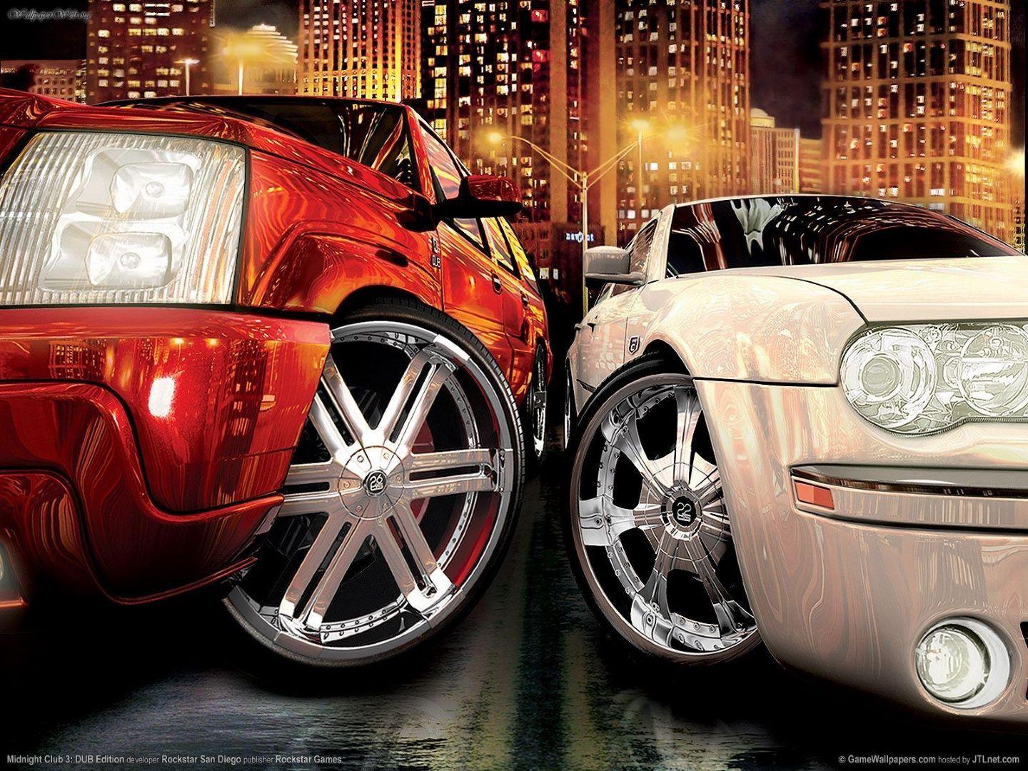 2 cars parked midnight club