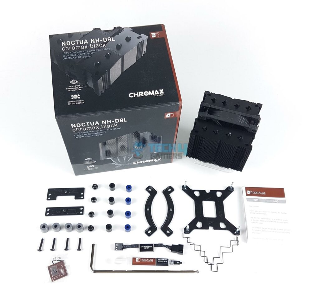 Noctua NH-D9L chromax.black CPU Air Cooler — Packing Box 1024x96