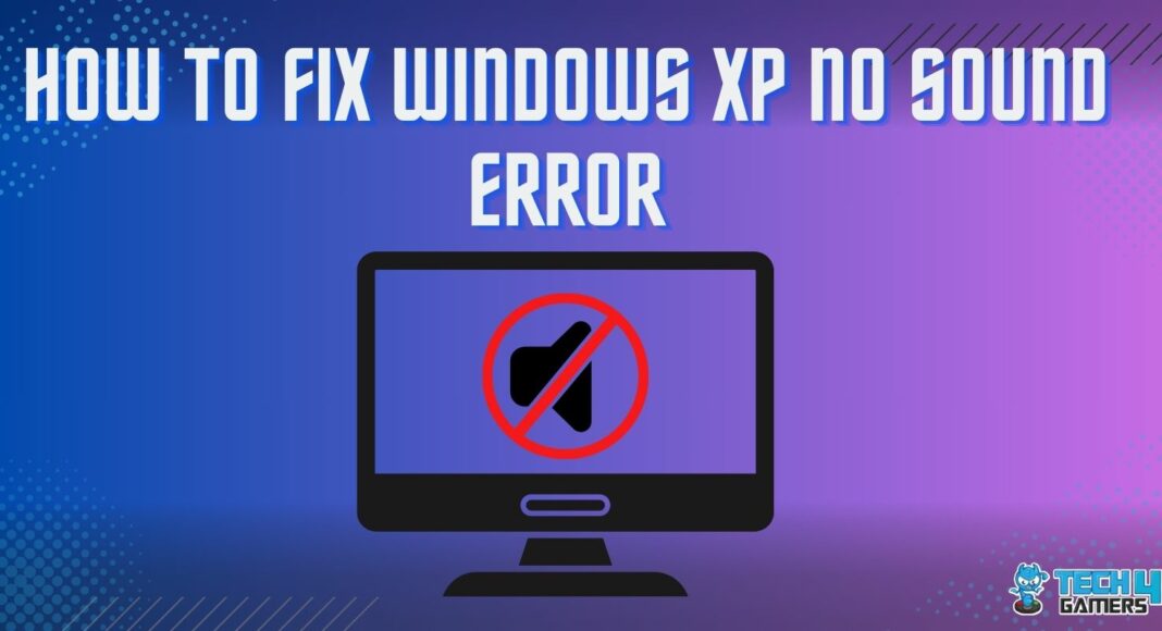 Windows Xp no sound error