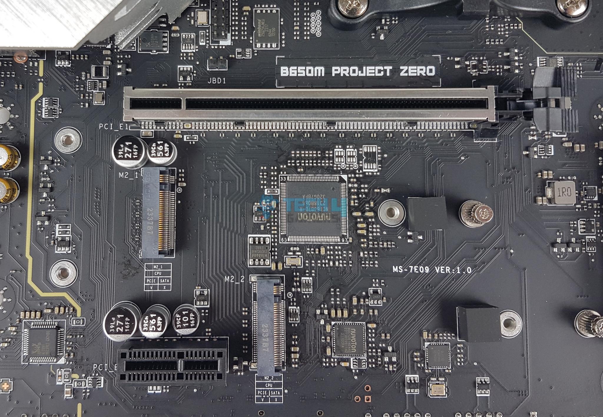 MSI B650M Project Zero Motherboard Review - Tech4Gamers