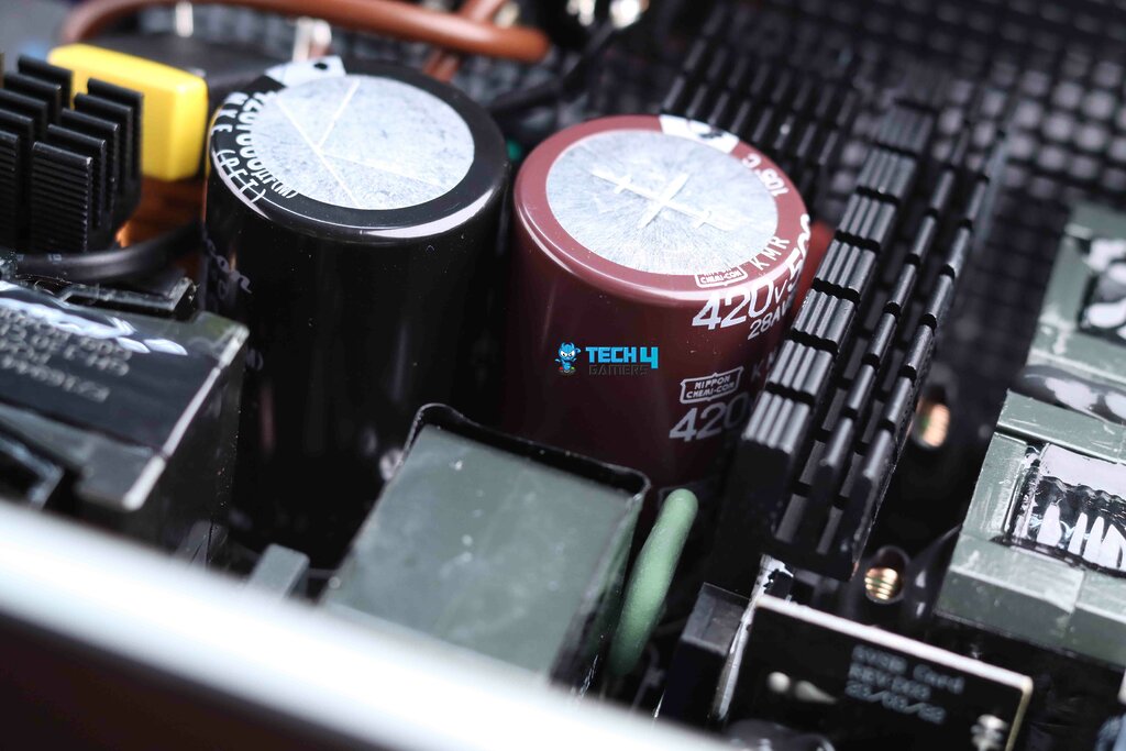 Bulk Capacitors from Rubycon & Nippon Chemicon (Image By Tech4Gamers)
