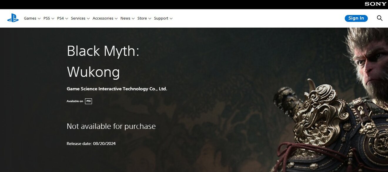 Black Myth Wukong Pre Orders Reportedly Go Live Soon