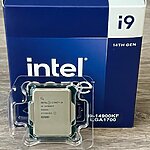 Intel Core i9-14900KF CPU and Box