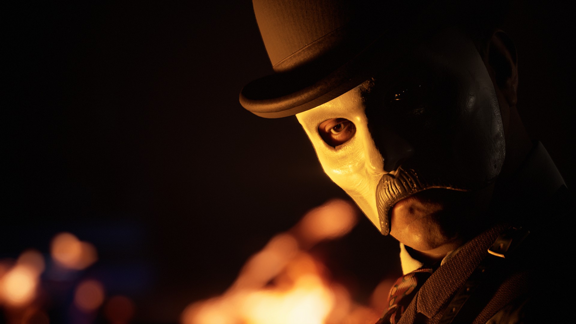 Mr. Du'Met in H H Holmes mask