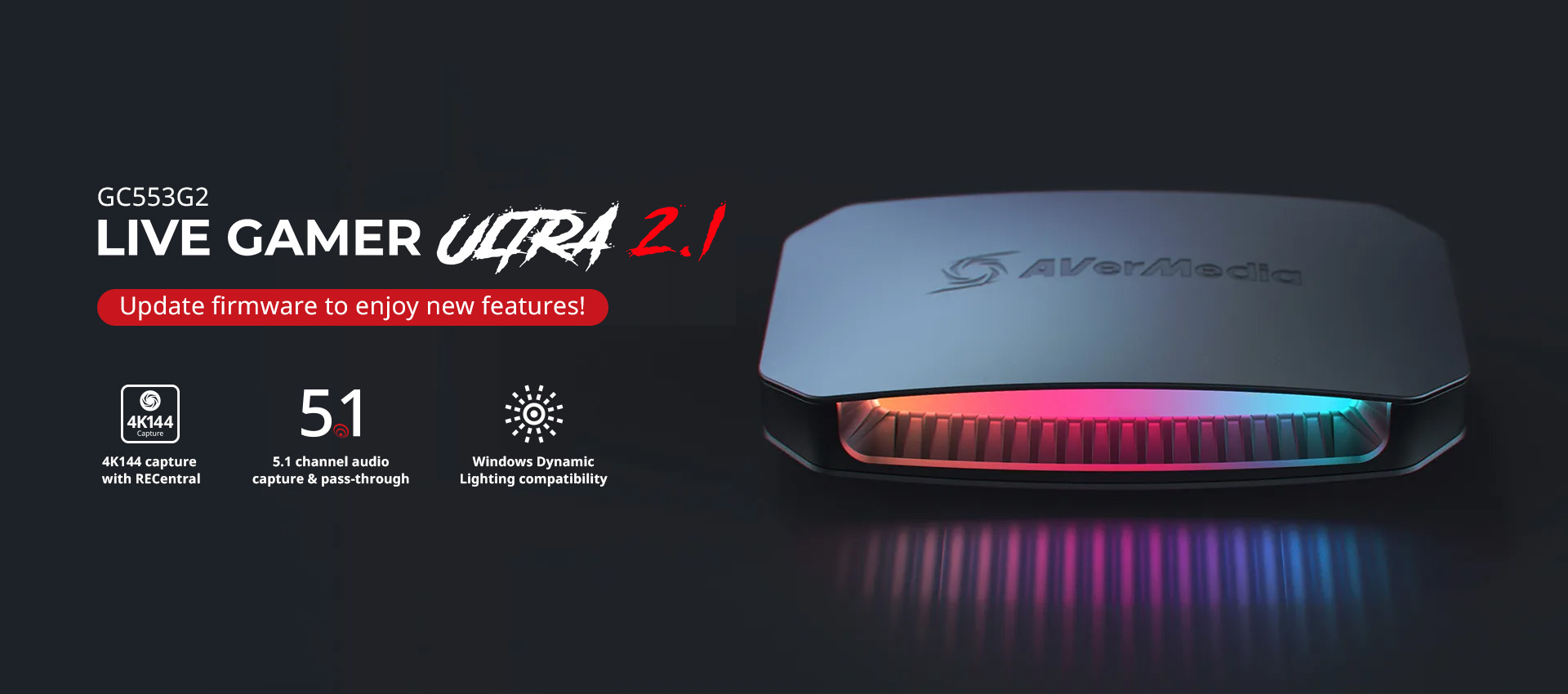 AVerMedia Live Gamer Ultra 2.1 Now Boasts 4K 144FPS Capture