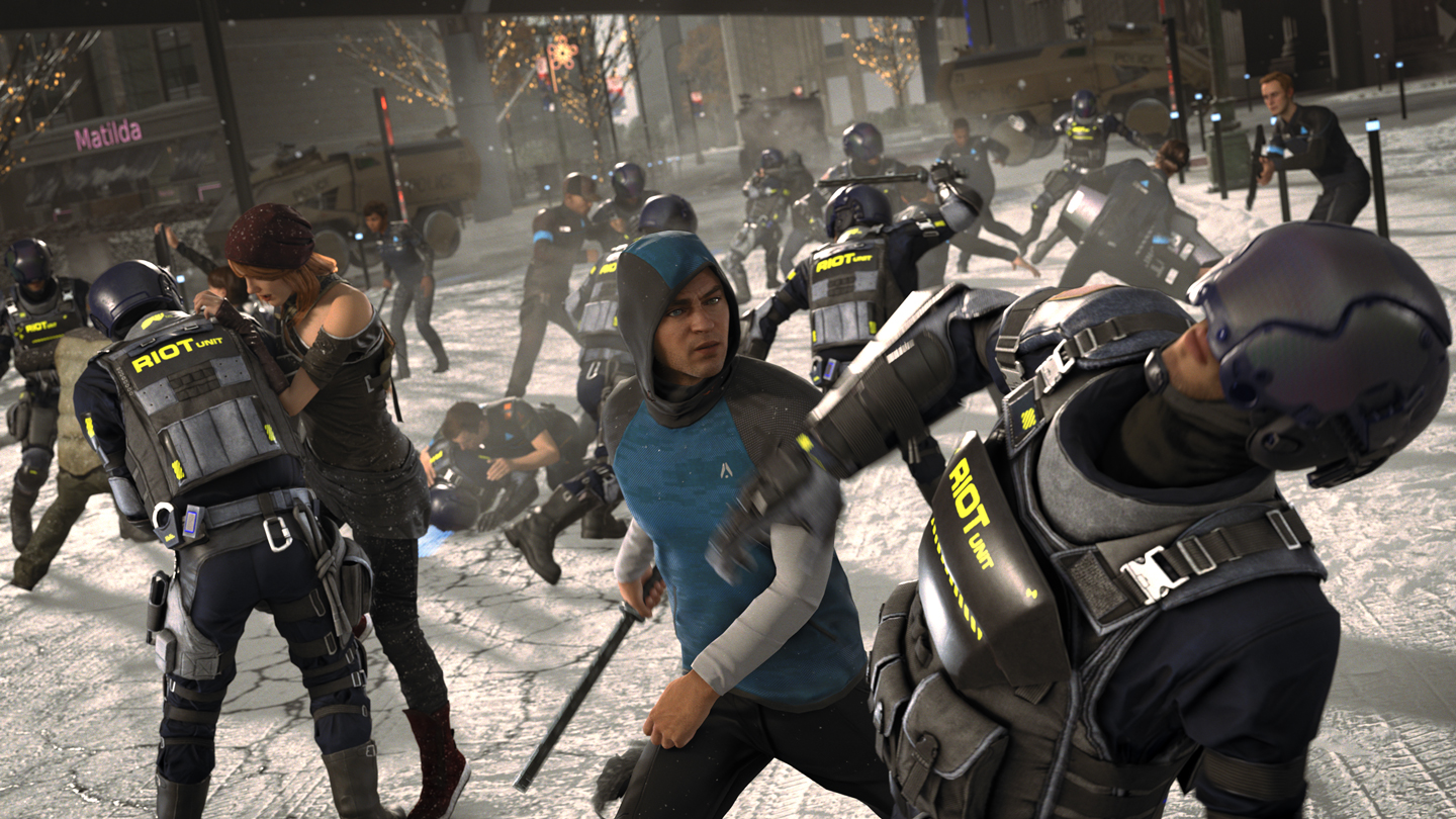 Detroit: Become Human Markus Attacking the Police