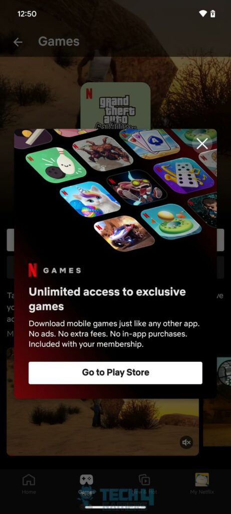 Netflix Directs Users To Play Store To Get The Game