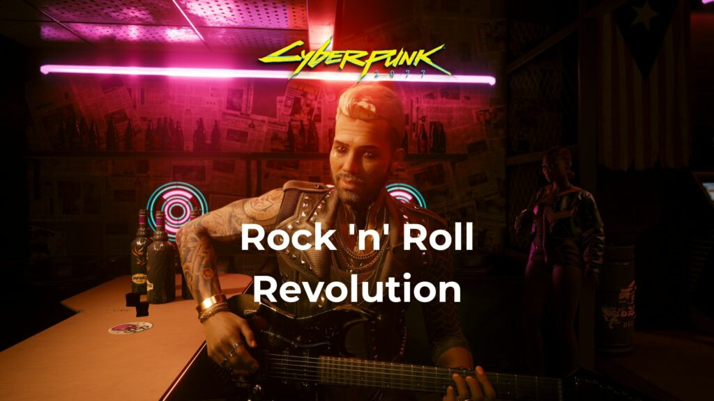 How Cyberpunk 2077 Celebrates Rock Music in a Futuristic World
