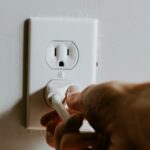 removing power cord