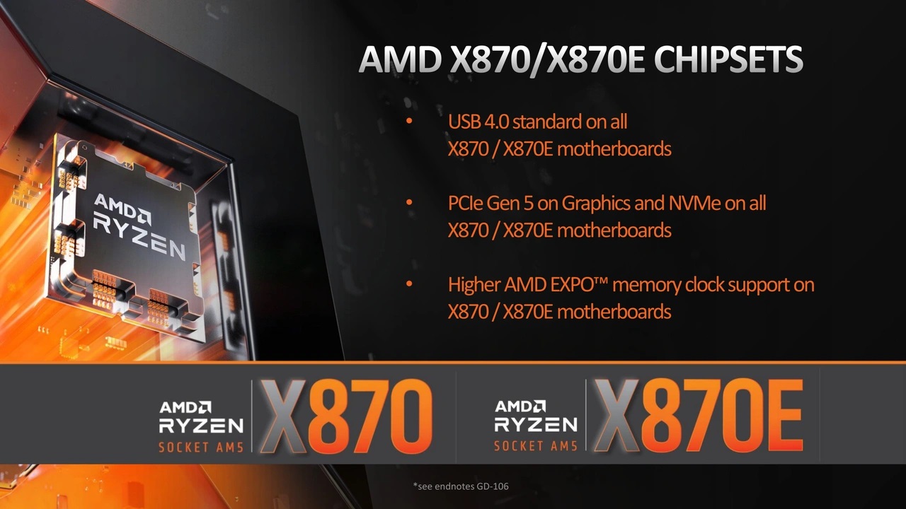 AMD Reportedly Plans To Launch X870 And X870E Chipsets In September