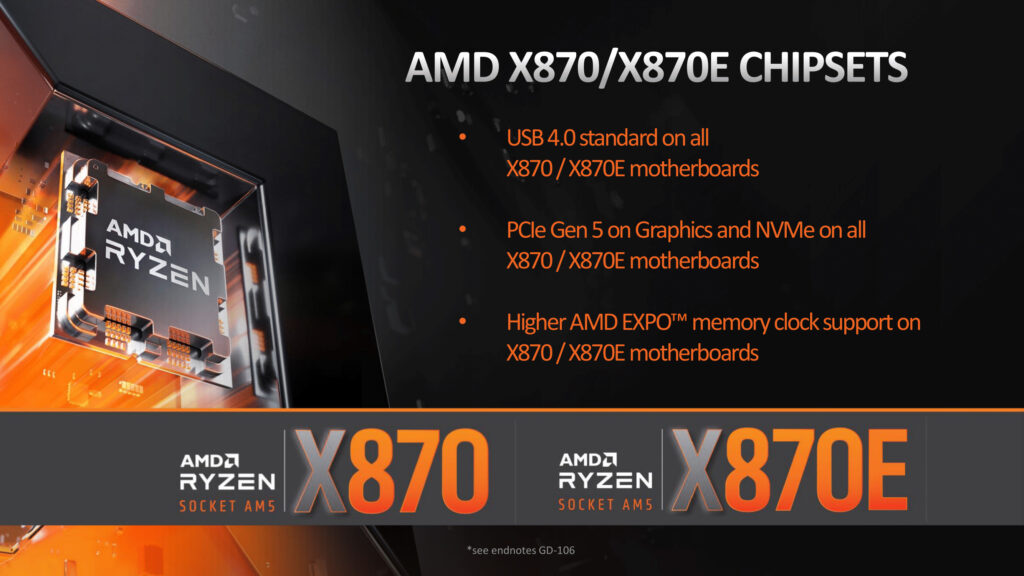 Hallmark features of the all new 800-Series Chipsets from AMD. (Image Credits - AMD)