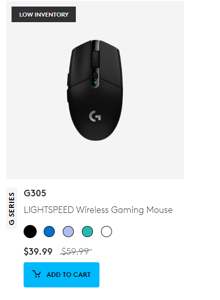 G305 Wireless Price