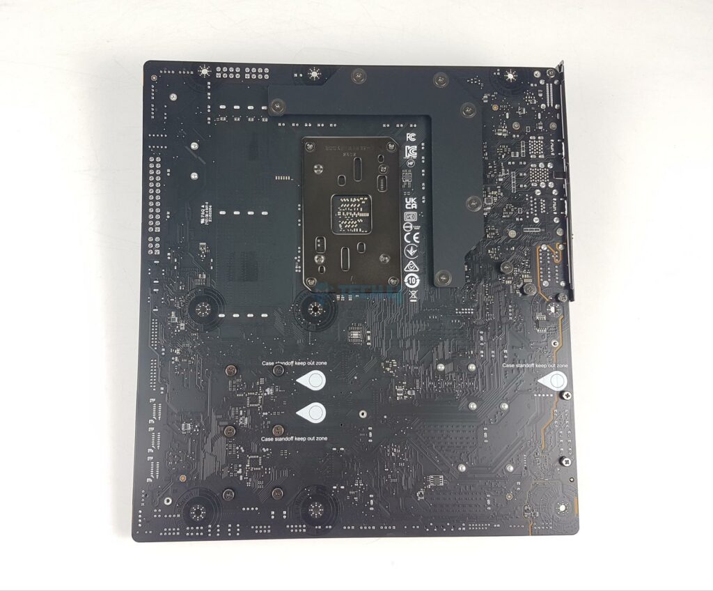 MSI MEG X670E ACE - Motherboard - Back View Without Plate