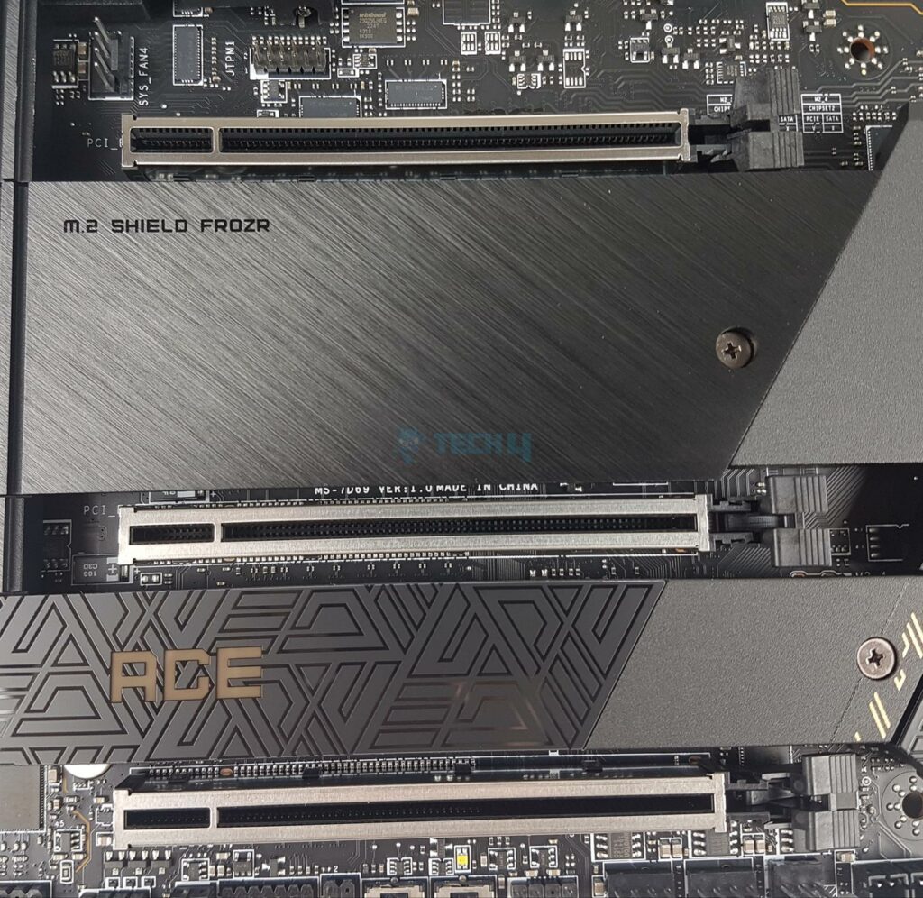 MSI MEG X670E ACE WiFi — PCIe Slots 1024x99