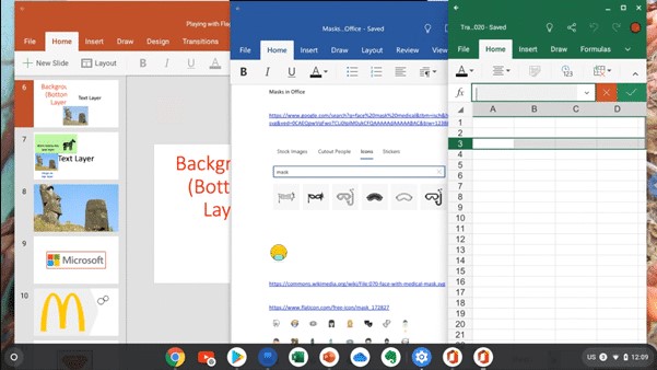 Running Microsoft Office apps on ChromeOS